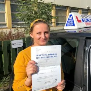 Automatic driving lessons in Tottenham student success image