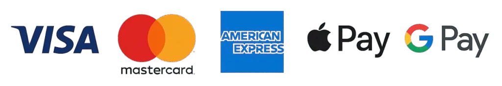 Accepted payment methods – Visa, Mastercard, PayPal